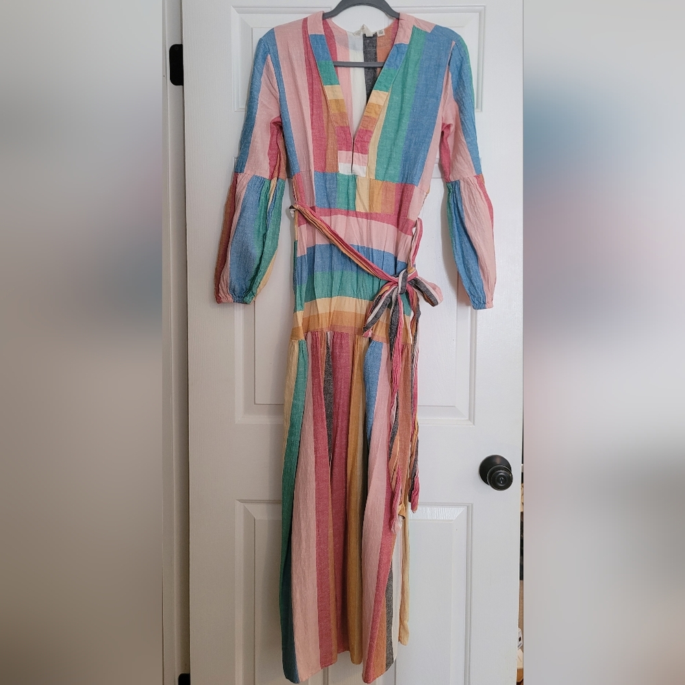 Billabong x Sincerely Jules rainbow dress